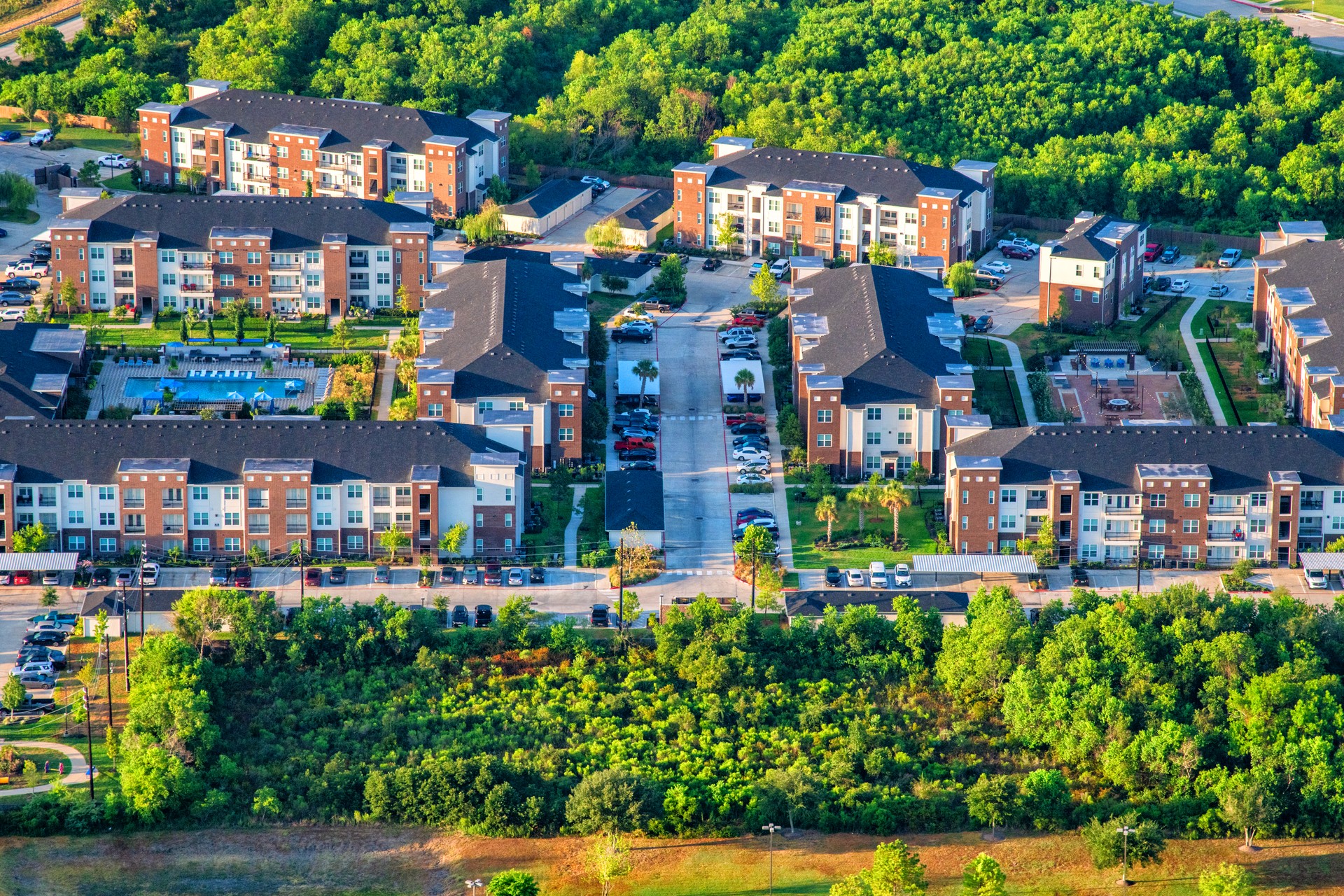 Apartment Complex Aerial